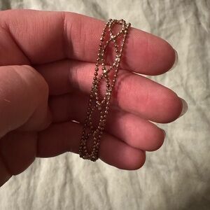 Elegant Gold and Silver Hair Clip